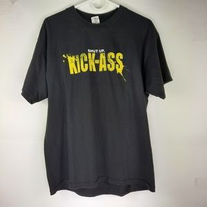 Shut Up Kick Ass Movie Shirt From Lionsgate